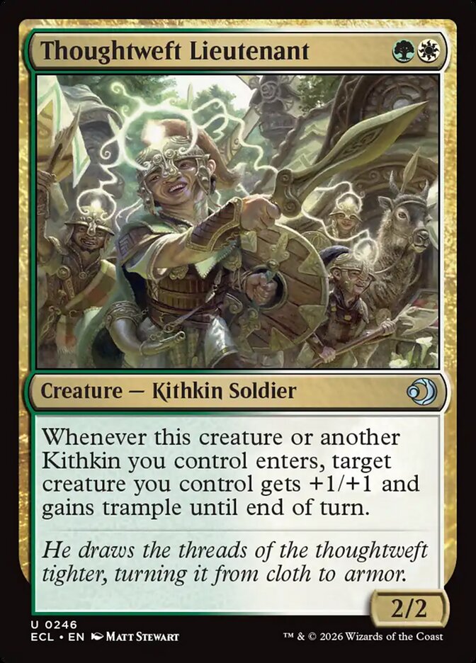 Thoughtweft Lieutenant — Lorwyn Eclipsed (ECL) #246