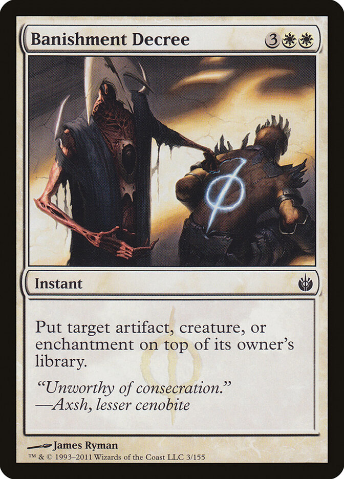 Banishment Decree — Mirrodin Besieged (MBS) #3