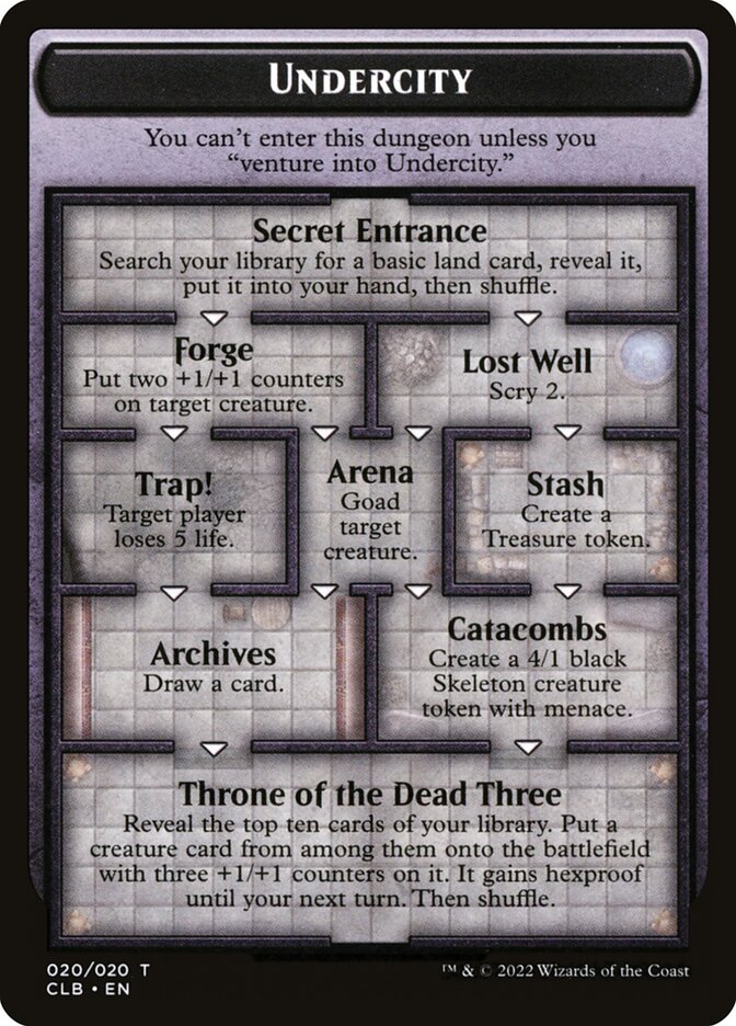 Undercity // The Initiative — Battle for Baldur's Gate Tokens (TCLB) #20