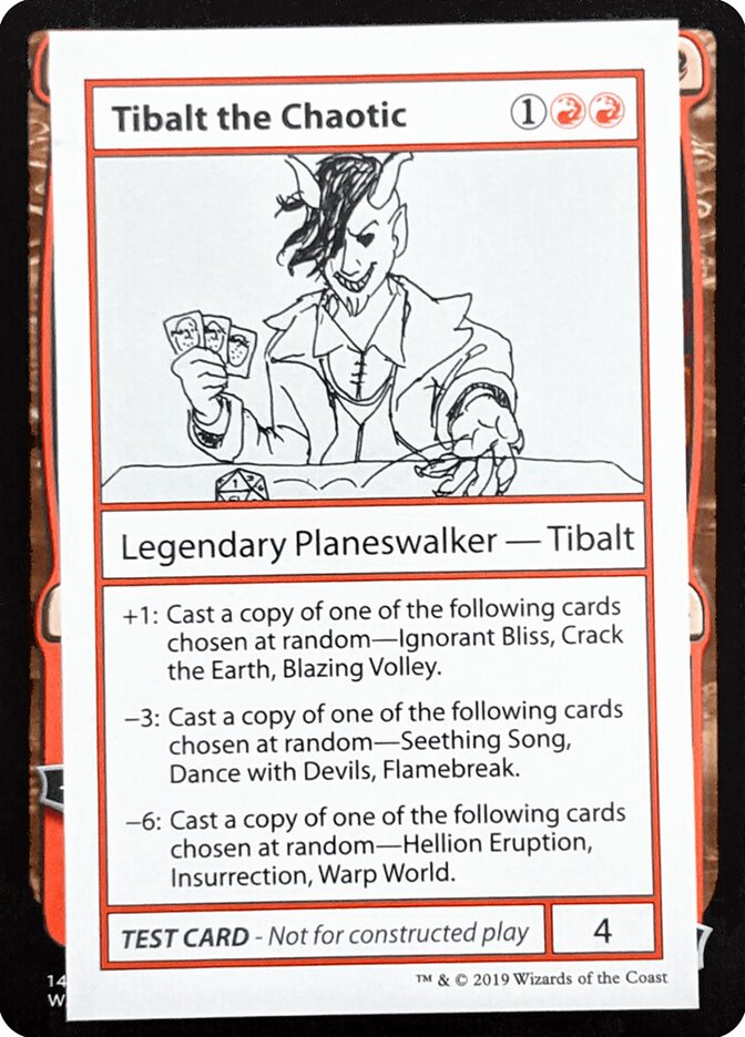 Tibalt the Chaotic — Mystery Booster Playtest Cards 2021 (CMB2) #66