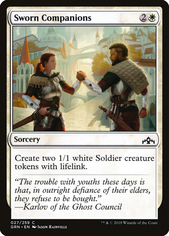 Sworn Companions — Guilds of Ravnica (GRN) #27