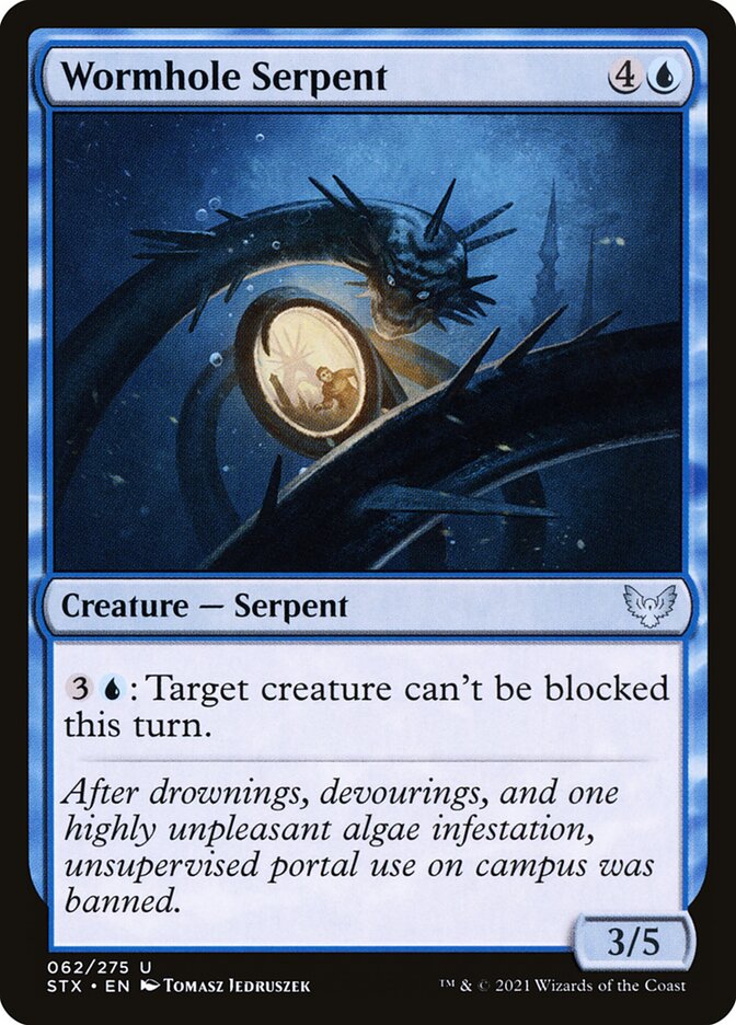 Wormhole Serpent — Strixhaven: School of Mages (STX) #62