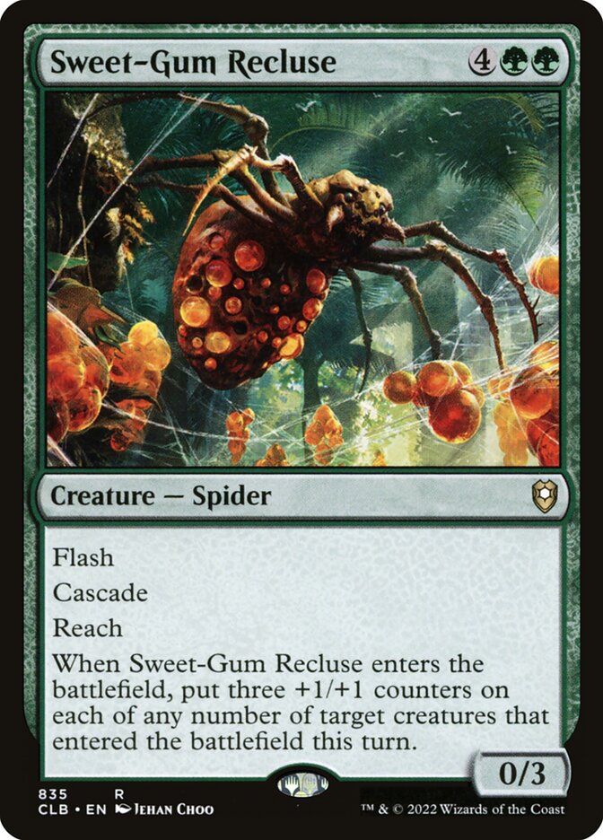 Sweet-Gum Recluse — Commander Legends: Battle for Baldur's Gate (CLB) #835