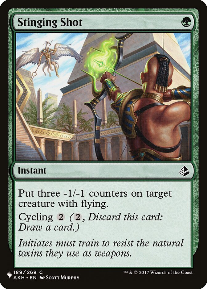 Stinging Shot — The List (PLST) #AKH-189