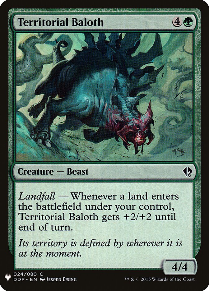 Territorial Baloth — The List (PLST) #DDP-24
