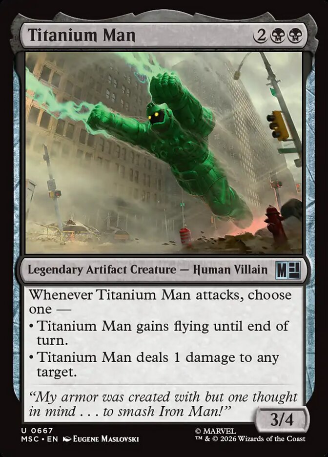 Titanium Man — Marvel Super Heroes Commander (MSC) #667