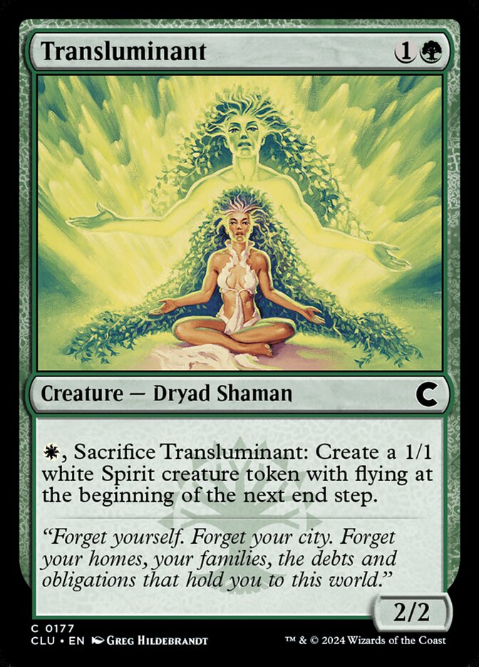 Transluminant — Ravnica: Clue Edition (CLU) #177
