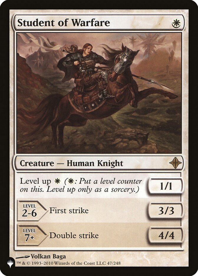 Student of Warfare — The List (PLST) #ROE-47