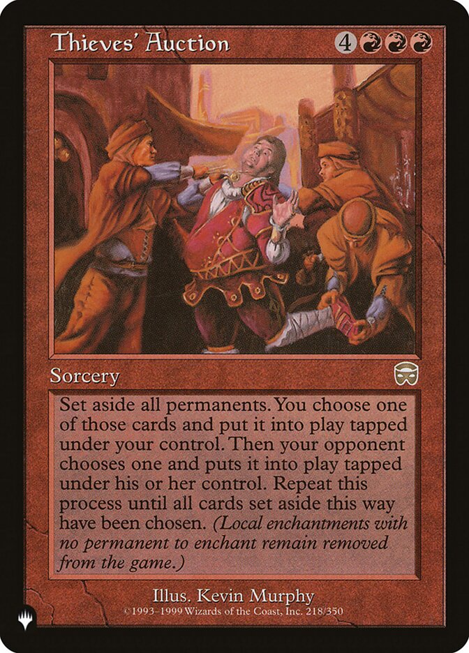 Thieves' Auction — The List (PLST) #MMQ-218