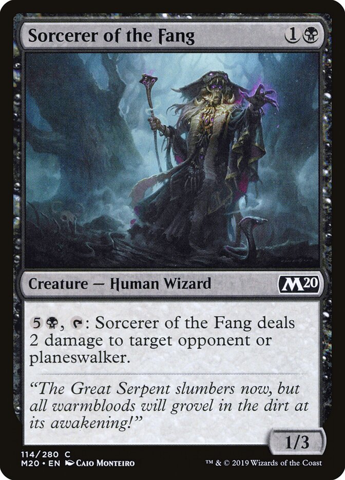 Sorcerer of the Fang — Core Set 2020 (M20) #114