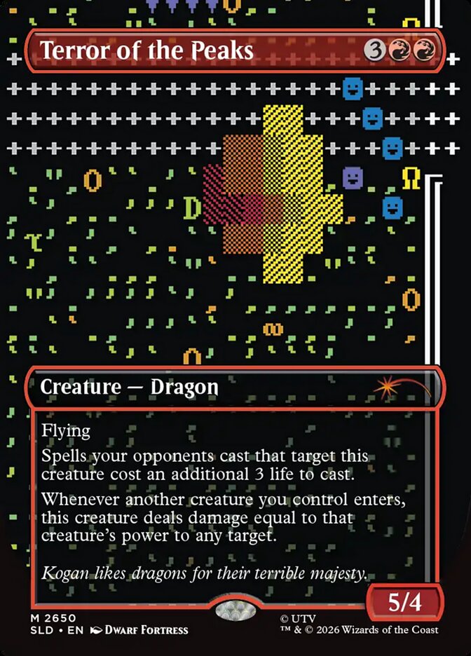 Terror of the Peaks — Secret Lair Drop (SLD) #2650