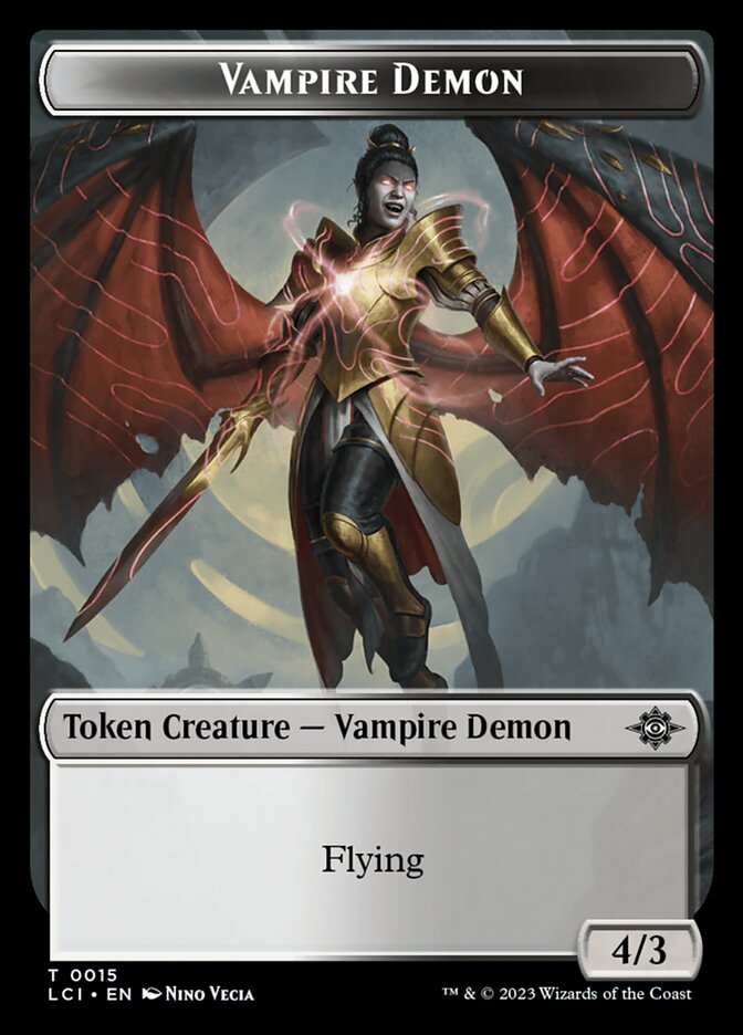 Vampire Demon — The Lost Caverns of Ixalan Tokens (TLCI) #15
