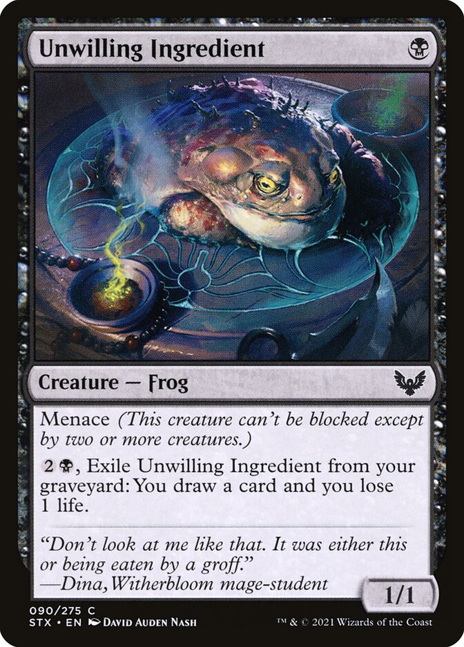 Unwilling Ingredient — Strixhaven: School of Mages (STX) #90