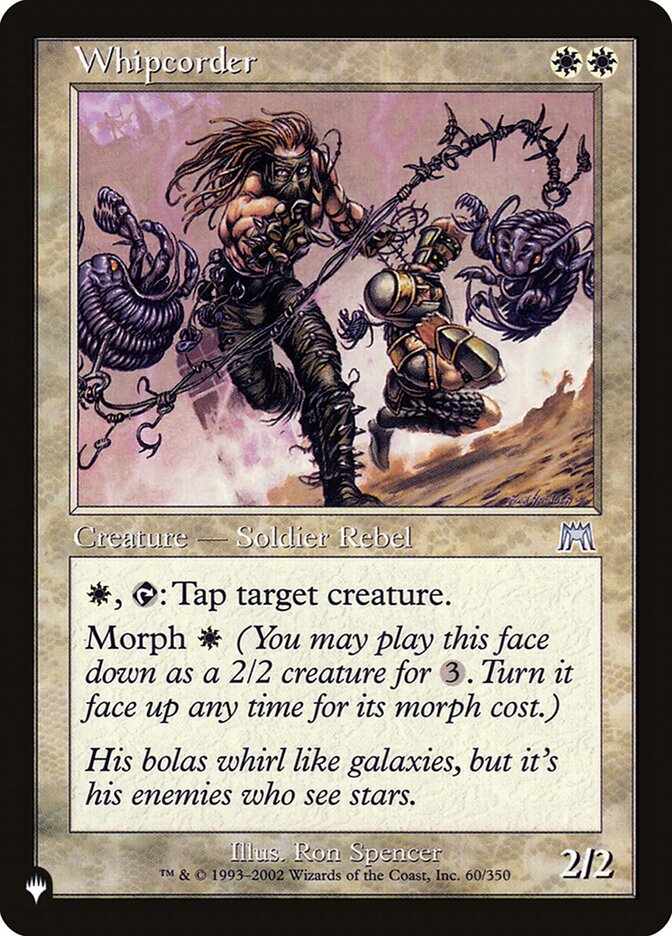 Whipcorder — The List (PLST) #ONS-60