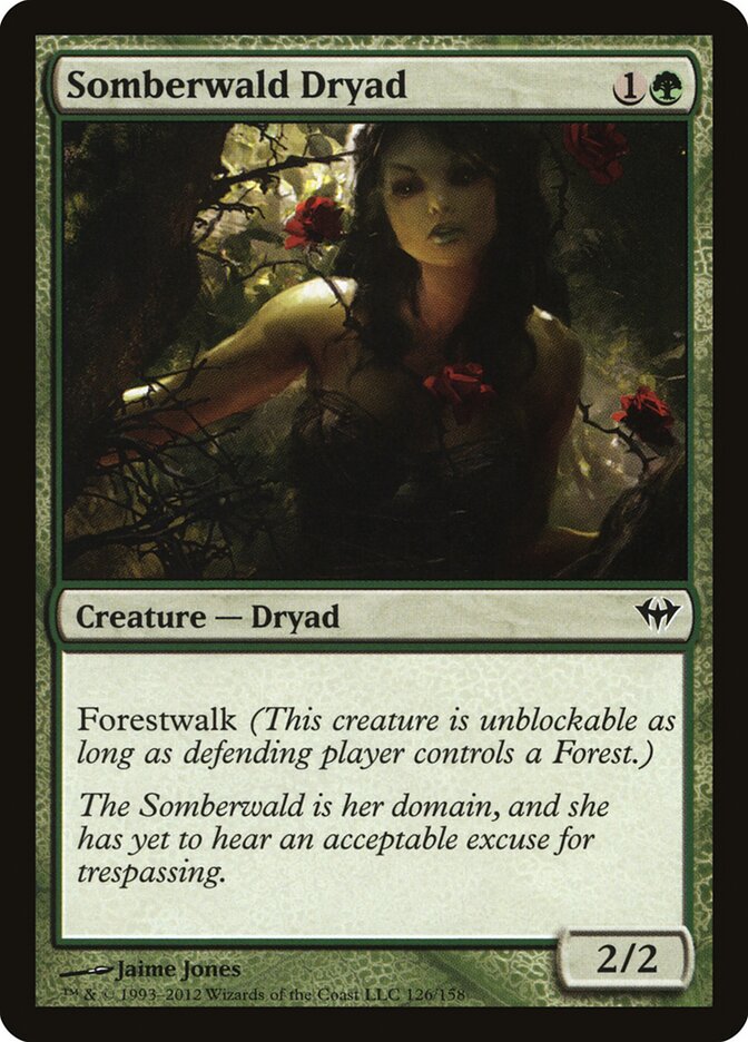 Somberwald Dryad — Dark Ascension (DKA) #126