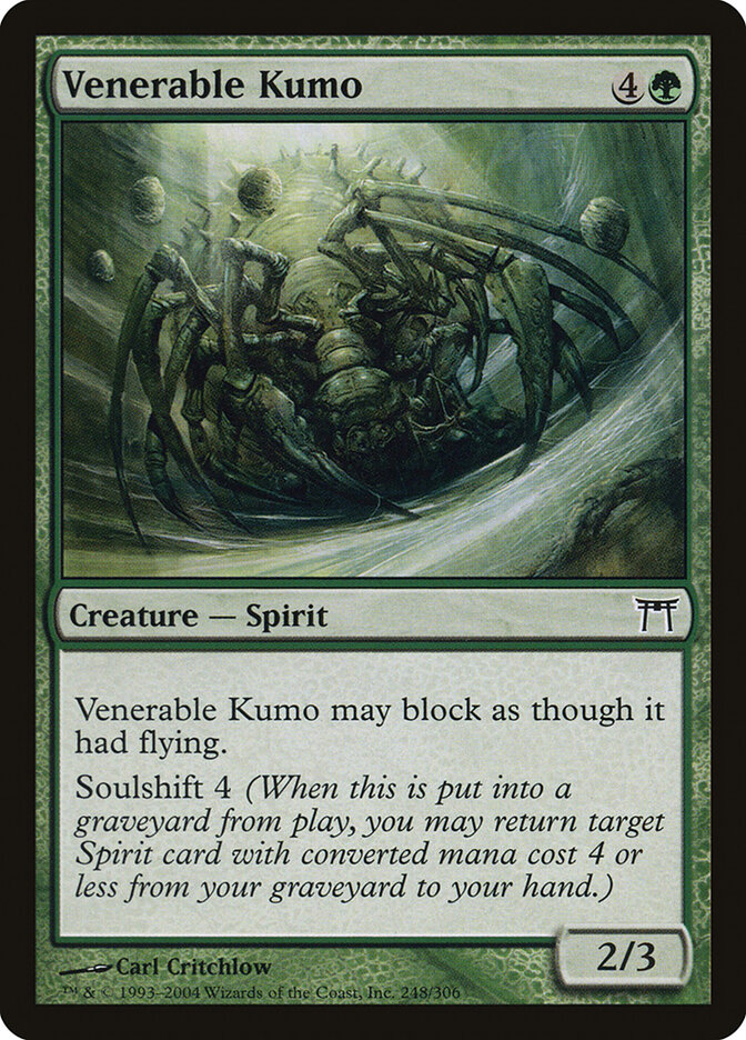 Venerable Kumo — Champions of Kamigawa (CHK) #248