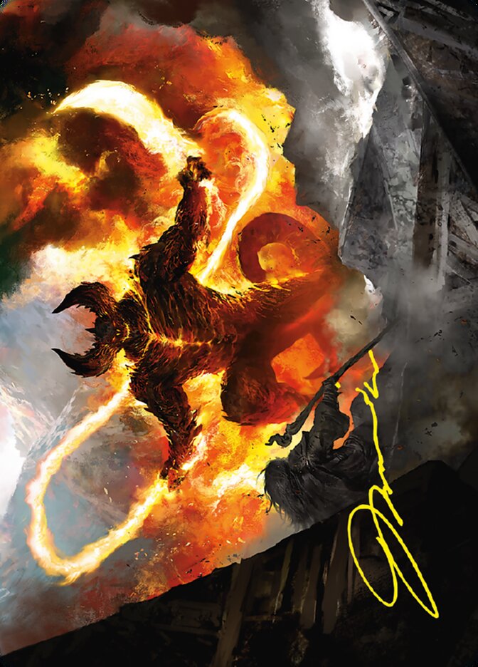 The Balrog, Flame of Udûn // The Balrog, Flame of Udûn — Tales of Middle-earth Art Series (ALTR) #36