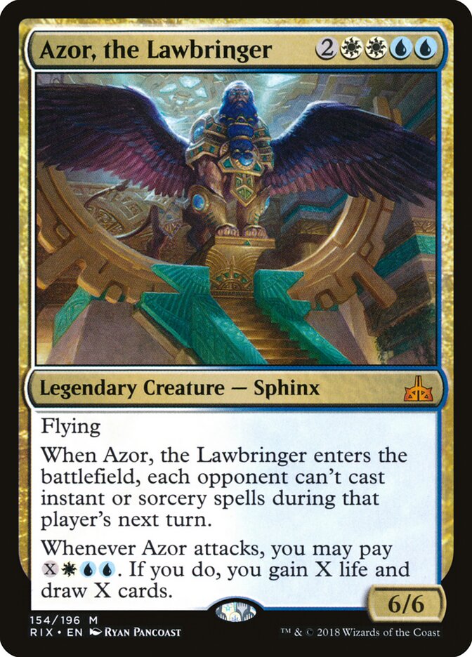 Azor, the Lawbringer — Rivals of Ixalan (RIX) #154