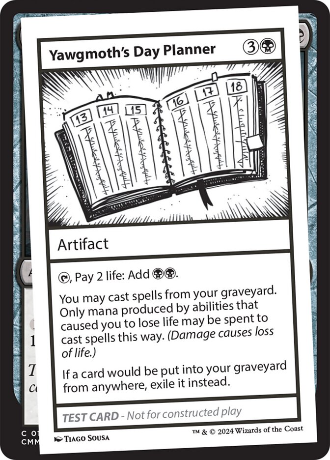Yawgmoth's Day Planner — Mystery Booster 2 (MB2) #555