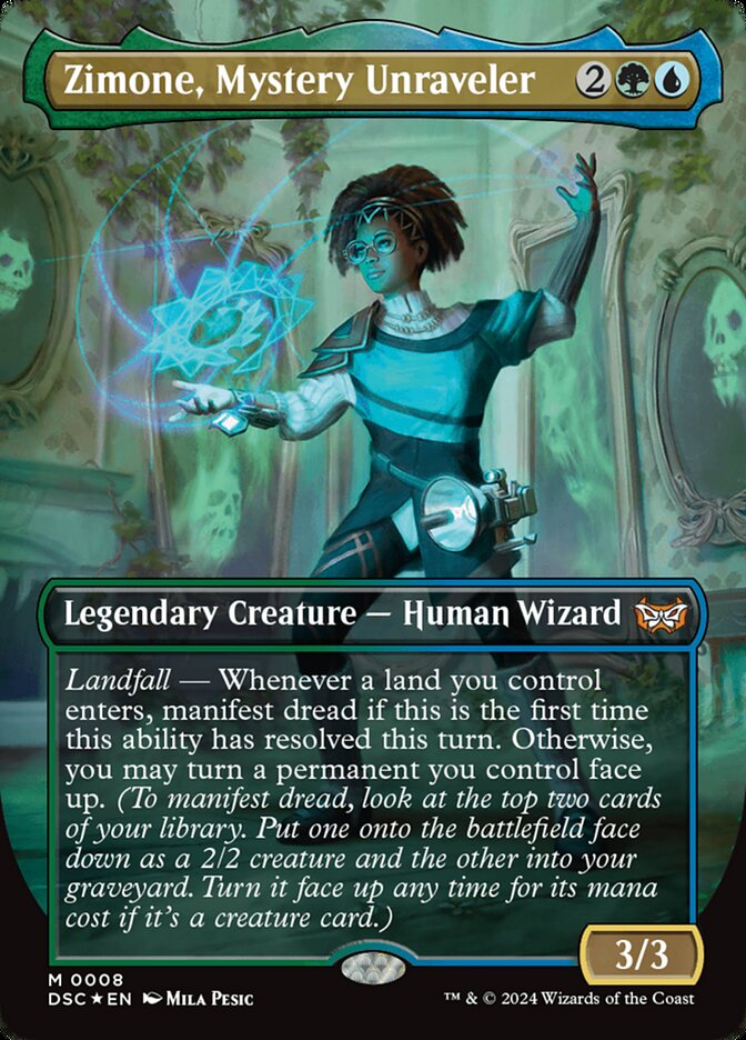 Zimone, Mystery Unraveler — Duskmourn: House of Horror Commander (DSC) #8