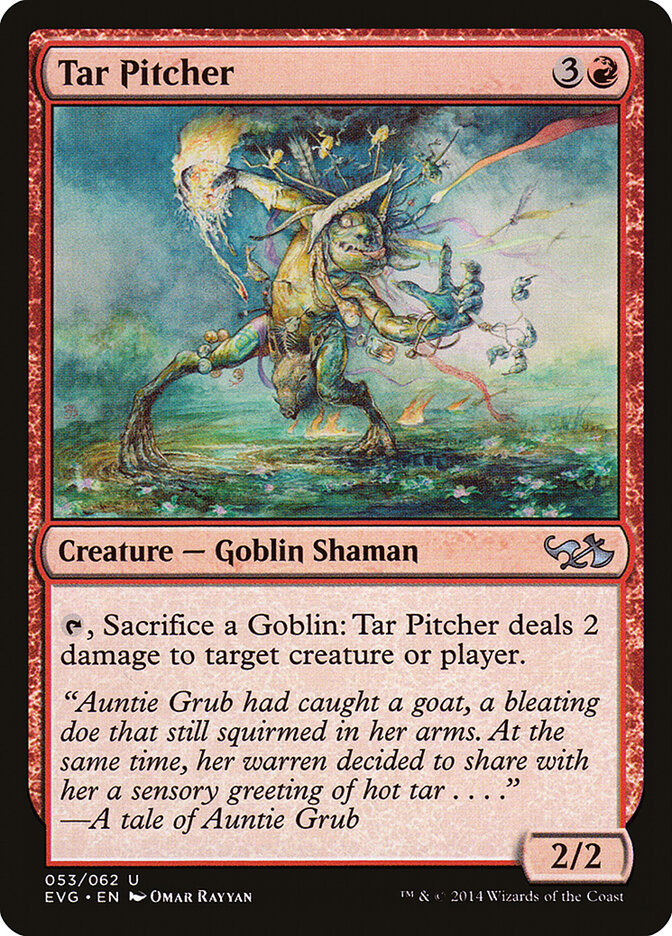 Tar Pitcher — Duel Decks Anthology: Elves vs. Goblins (EVG) #53