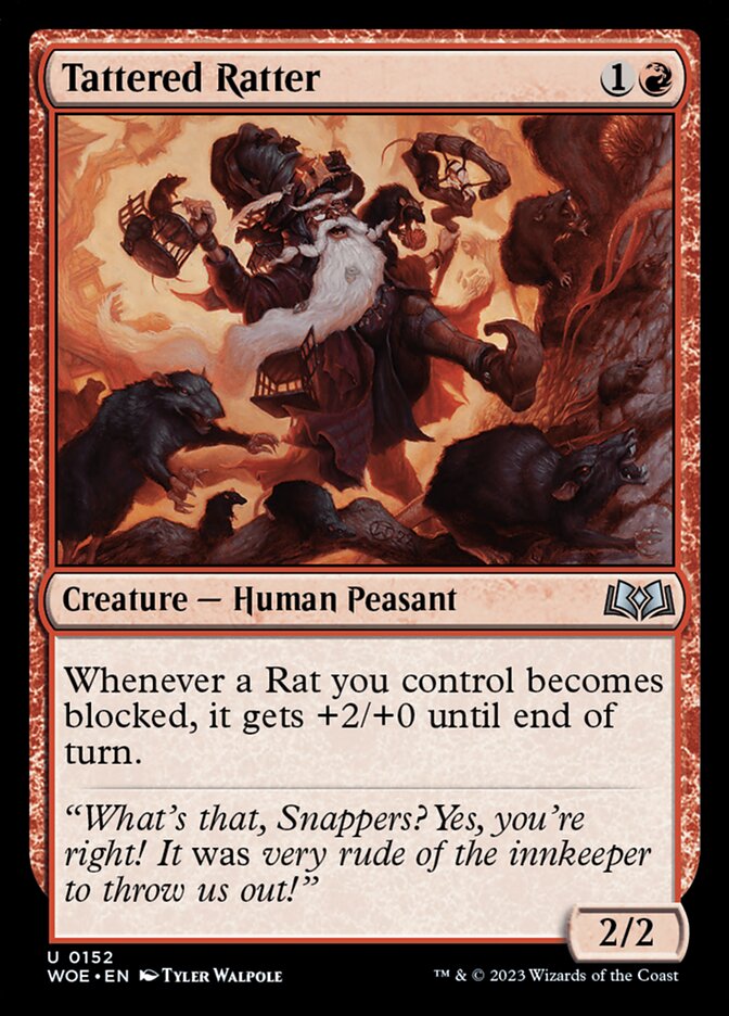 Tattered Ratter — Wilds of Eldraine (WOE) #152