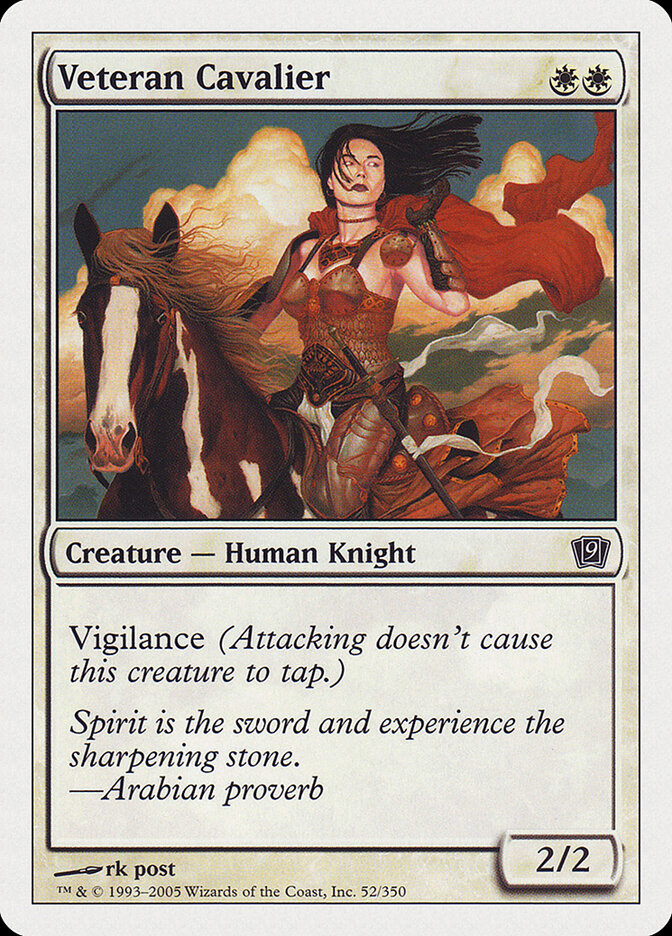 Veteran Cavalier — Ninth Edition (9ED) #52