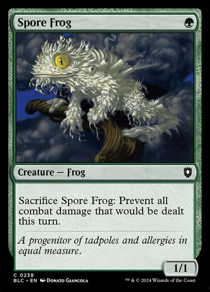 Spore Frog — Bloomburrow Commander (BLC) #238