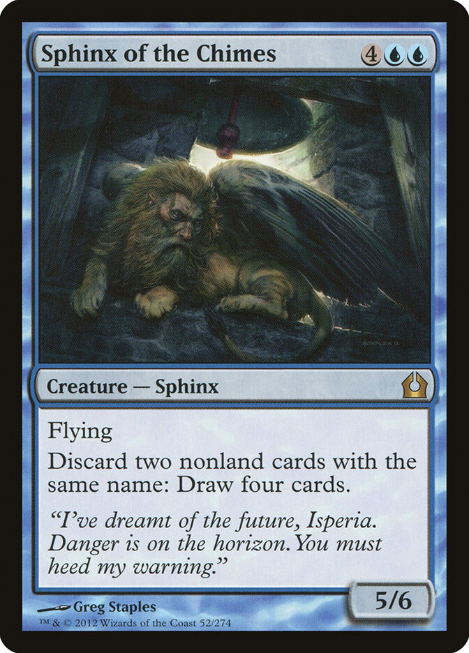 Sphinx of the Chimes — Return to Ravnica (RTR) #52