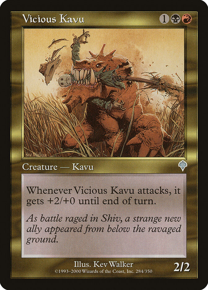 Vicious Kavu — Invasion (INV) #284