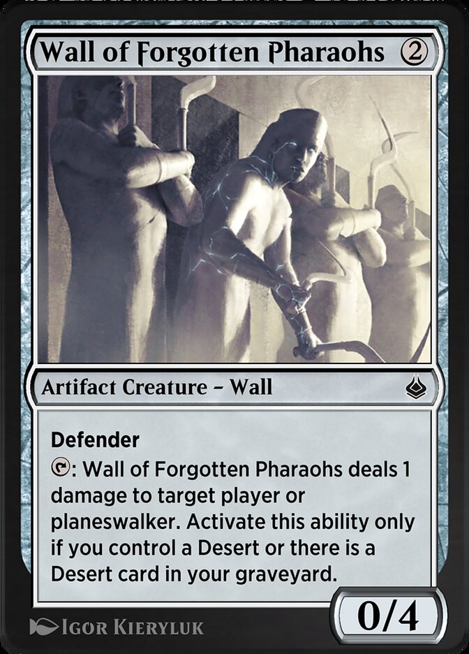 Wall of Forgotten Pharaohs — Amonkhet Remastered (AKR) #282