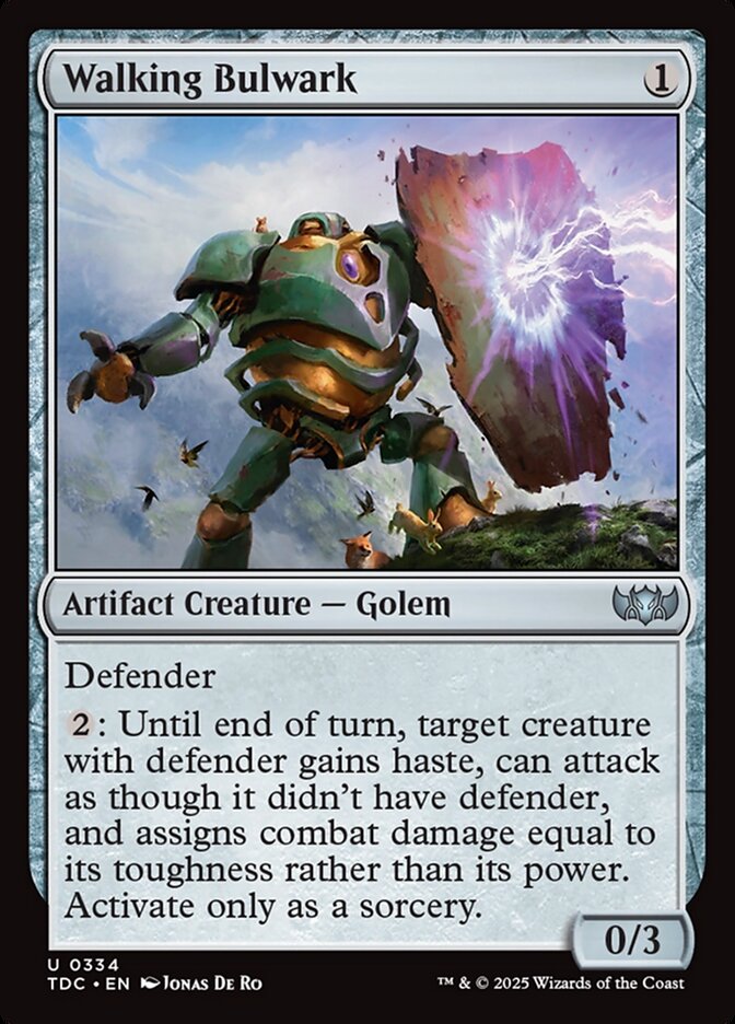 Walking Bulwark — Tarkir: Dragonstorm Commander (TDC) #334