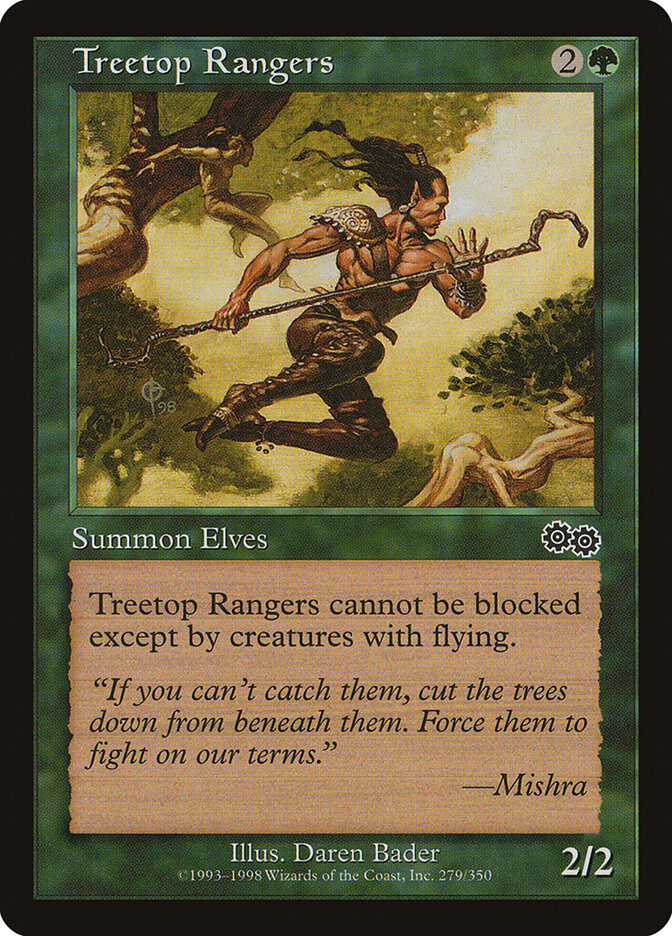 Treetop Rangers — Urza's Saga (USG) #279