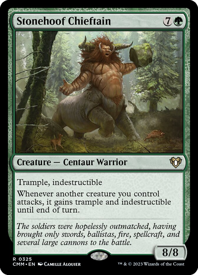 Stonehoof Chieftain — Commander Masters (CMM) #325