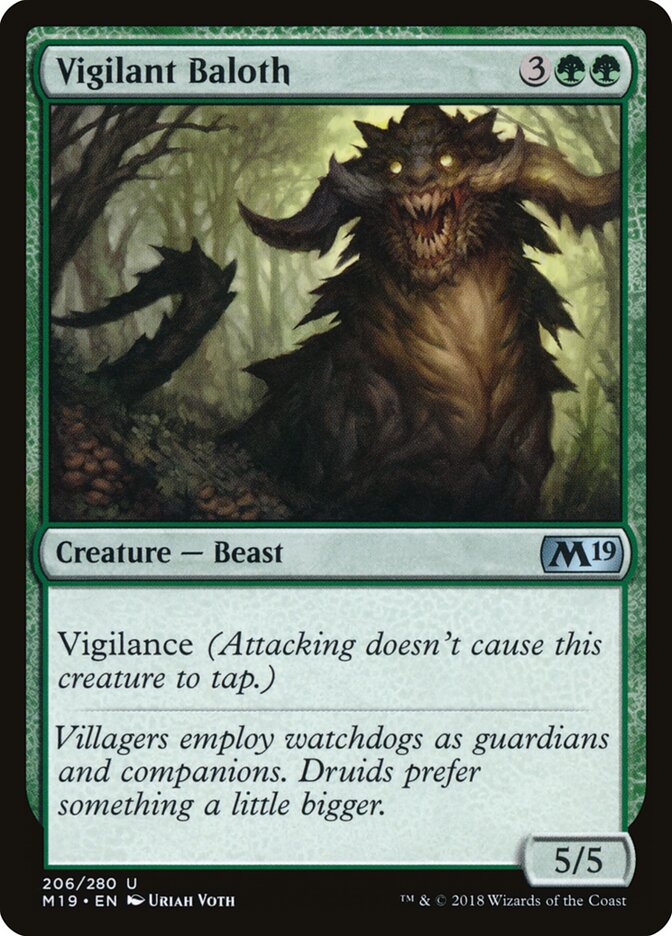 Vigilant Baloth — Core Set 2019 (M19) #206