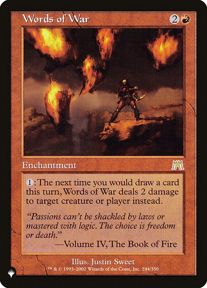 Words of War — The List (PLST) #ONS-244