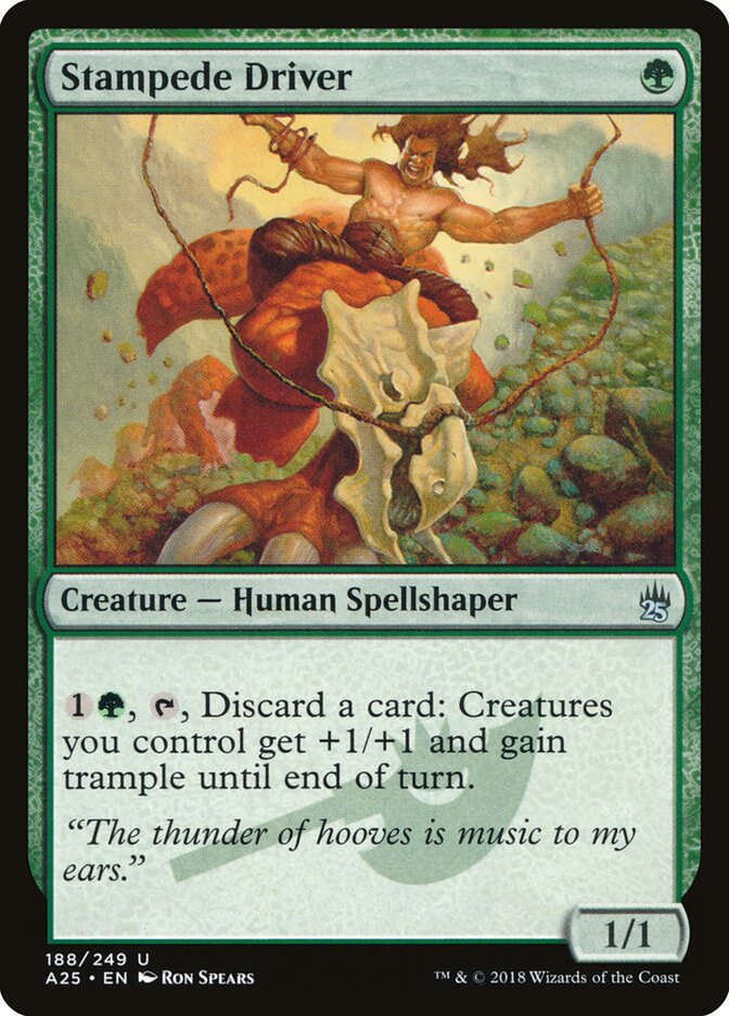 Stampede Driver — Masters 25 (A25) #188