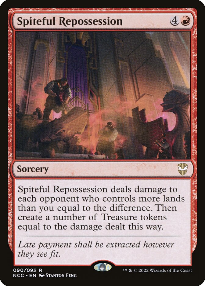 Spiteful Repossession — New Capenna Commander (NCC) #90