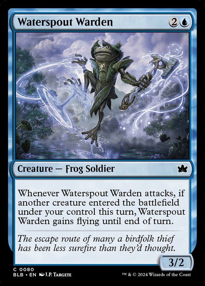 Waterspout Warden — Bloomburrow (BLB) #80