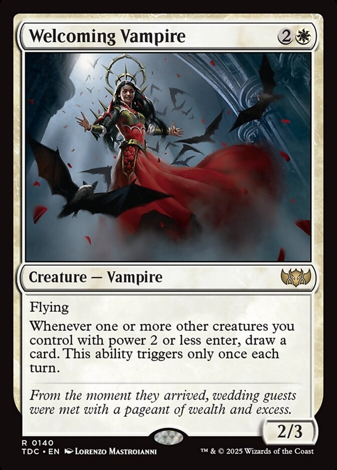 Welcoming Vampire — Tarkir: Dragonstorm Commander (TDC) #140