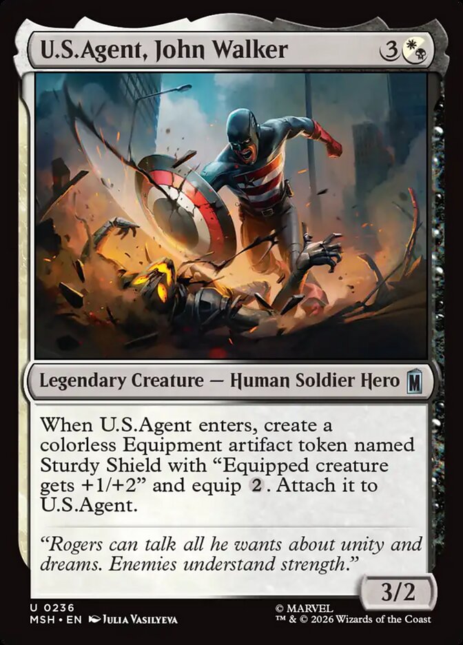 U.S.Agent, John Walker — Marvel Super Heroes (MSH) #236