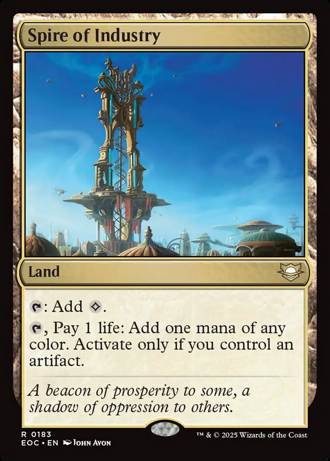 Spire of Industry — Edge of Eternities Commander (EOC) #183