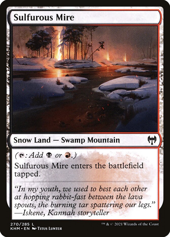 Sulfurous Mire — Kaldheim (KHM) #270