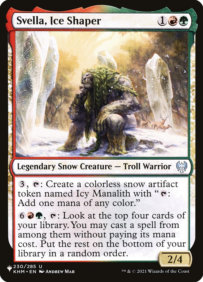 Svella, Ice Shaper — The List (PLST) #KHM-230