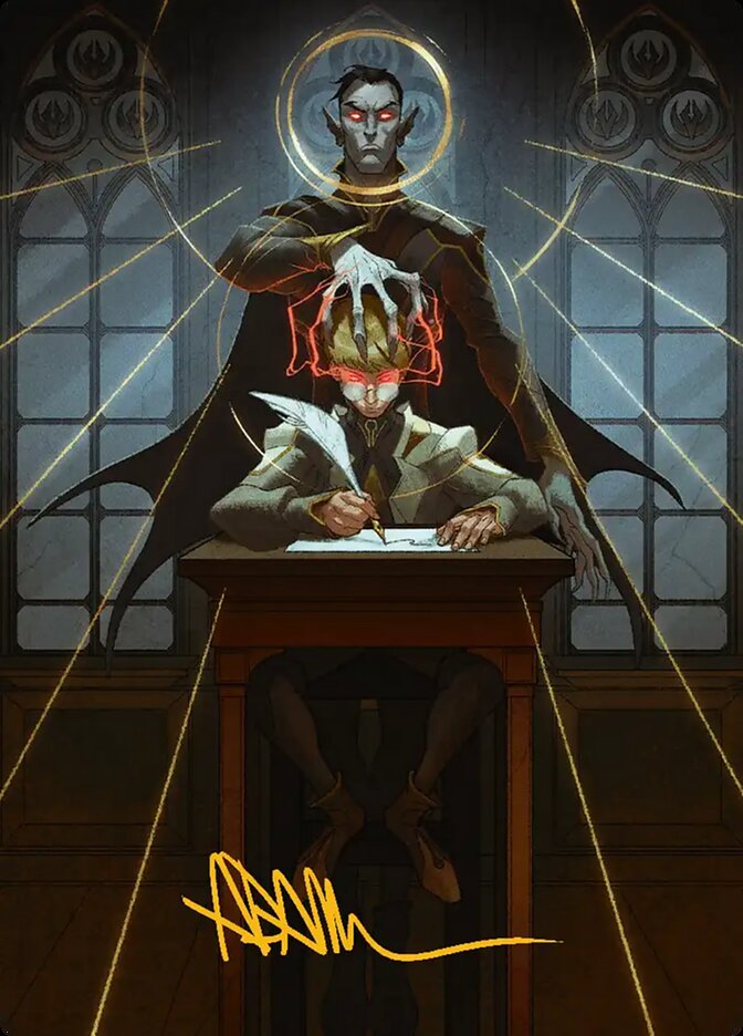 Vampiric Tutor // Vampiric Tutor — Secrets of Strixhaven Art Series (ASOS) #45