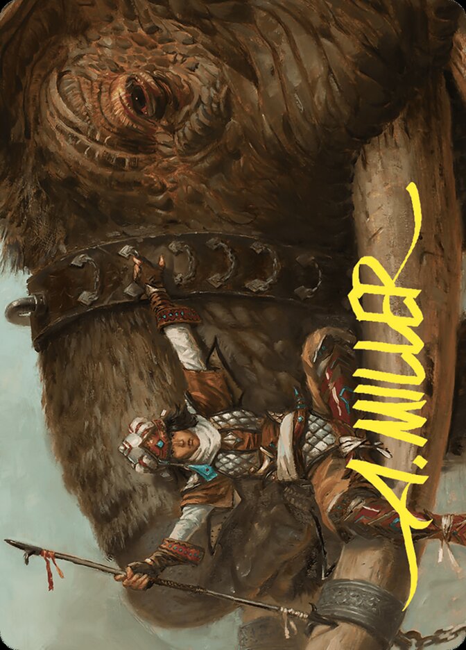 Tuskguard Captain // Tuskguard Captain — Commander Masters Art Series (ACMM) #16