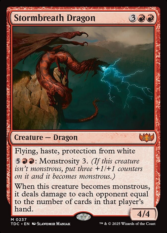 Stormbreath Dragon — Tarkir: Dragonstorm Commander (TDC) #237