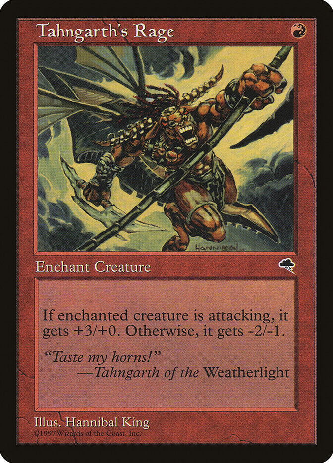 Tahngarth's Rage — Tempest (TMP) #209
