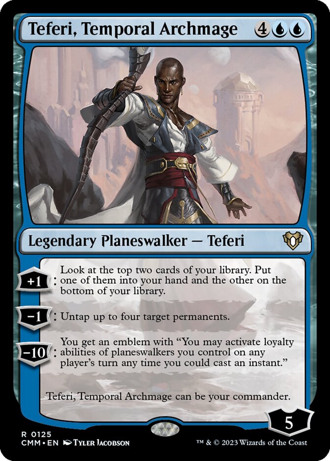 Teferi, Temporal Archmage — Commander Masters (CMM) #125