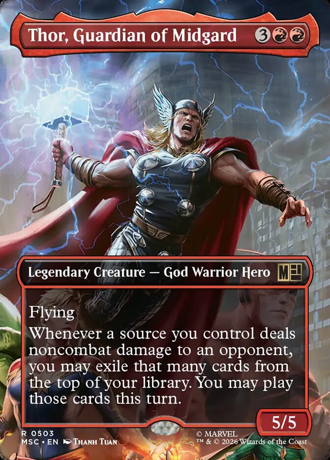 Thor, Guardian of Midgard — Marvel Super Heroes Commander (MSC) #503